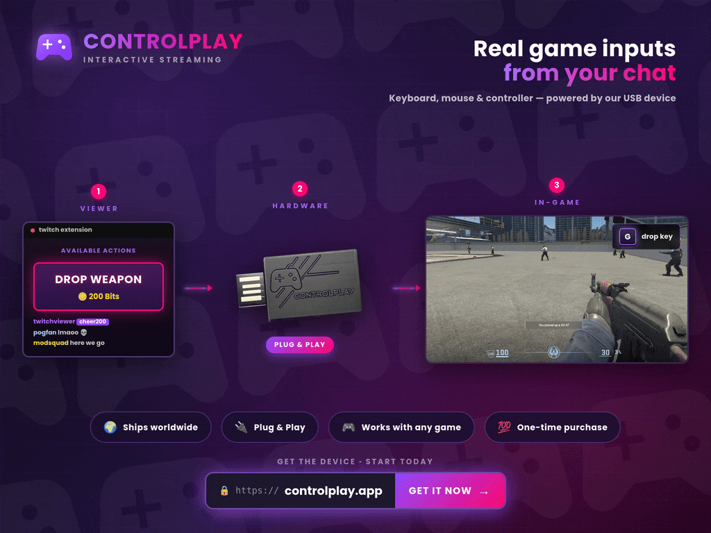 Let Your Viewers Control Your Game on Twitch